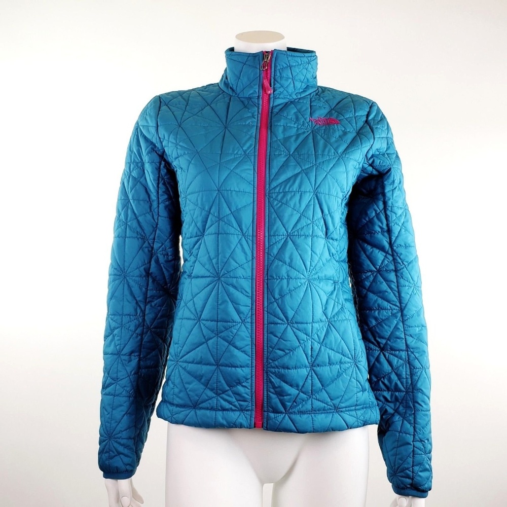 The North Face Jacket Tamburello Quilted Teal Pink